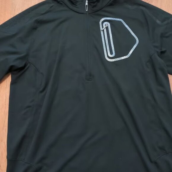 Spyder Pullover Mens XL Half Zip Performance Fleece Ski Sweater Jacket - Picture 2 of 4